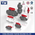 astm upvc ball valve water supply thread type